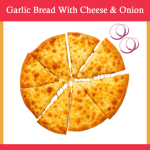 Garlic Bread with Cheese & Onion